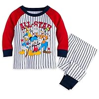 Disney Mickey Mouse & Friends PJ PALS Pajamas for Boys Size 0-3 MO