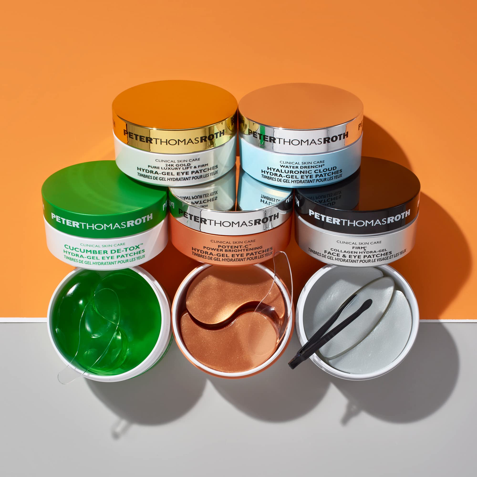 Peter Thomas Roth FIRMx Collagen Hydra-Gel Face & Eye Patches | Collagen Gel Patches For Under-Eye and Face