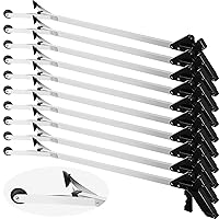 10 Pack Suction Cup Reacher Grabber Heavy Duty Trash Picker Grabber Tool, Long Handy Nonslip Claw Reach Tool for Elderly Pick up Stick Arm Extension Litter Picker (Color : Black, Size : 34 Inch)