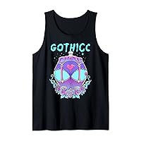 Pastel Goth Thicc Booty Gothicc Creepy Gothic Booty Anime Tank Top