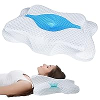 Cervical Neck Pillow and 4 inch Foldable Guest Mattress Bed Perfect for Neck and Shoulder Pain Relief