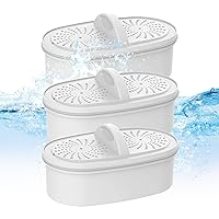 Replacement Filters for All Waterdrop® Pitcher Filtration System, Fits Waterdrop® WD-PF-01A Plus, Reduces PFAS, PFOA/PFOS, Chlorine, Last Up to 3 Months or 200 Gallons (Pack of 3)