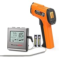 ThermoPro TP16 Cooking Thermometer+ThermoPro TP30 Digital Infrared Thermometer