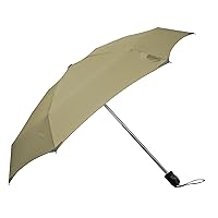 ShedRain Walksafe Manual Mini Umbrella,Khaki,One Size