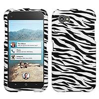 MYBAT HTCFIRSTHPCIM056NP Slim and Stylish Protective Case for The HTC First - Retail Packaging - Zebra Skin