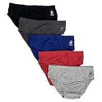 Beverly Hills Polo Club Men's 5 Pack Low Rise Brief