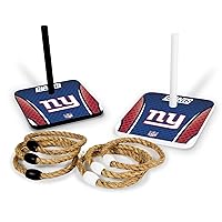 Solid Wood NFL Quoits Set with Direct Print HD Team Graphics – Tailgate Ring Toss Game – Great Gift for Any Football Fan! Ring Toss Family Outdoor Games for The Beach