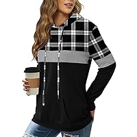 Angerella Hoodies for Women Camo Leopard Print Tops Pullover Hooded Sweatshirt Drawstring with Pocket