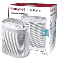 Honeywell HPA304 HEPA Air Purifier for Extra Large Rooms - Microscopic Airborne Allergen+ Dust Reducer, Cleans Up To 2250 Sq Ft in 1 Hour - Wildfire/Smoke, Pollen, Pet Dander – White