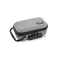 Smell Proof Bag Containers with Lock, Small Smell Proof Stash Box,Portable Hard Case for Travel Camping Storage