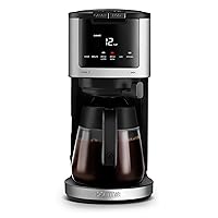 Gourmia 2-in-1 Single Serve Pod + 12-Cup Coffee Maker with Adjustable Up To 4-Hour Keep Warm