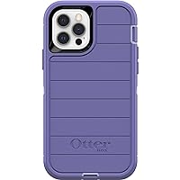 OtterBox Defender Series Case for iPhone 12 & iPhone 12 Pro (Only) - Case Only - Microbial Defense Protection - Non-Retail Packaging - Mountain Majesty (Purple)