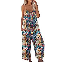 Mid Length Wide Leg Cocktail Jumpsuits Ladies Summers Lounges Graphic Comfort Slacks Women'S Cool Thin High