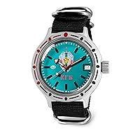 VOSTOK | Men's KGB USSR State Security Committee Amphibian Automatic Self-Winding Russian Diver Watch | WR 200 m | Fashion | Business | Casual Men's Watches | Model 420945