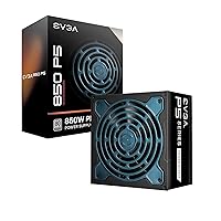 EVGA Supernova 850 P5, 80 Plus Platinum 850W, Fully Modular, Eco Mode with FDB Fan, 10 Year Warranty, Includes Power ON Self Tester, Compact 150mm Size, Power Supply 220-P5-0850-X1