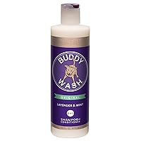 Buddy Wash 2-in-1 Dog Shampoo and Conditioner for Dog Grooming, Lavender & Mint, 16 oz. Bottle