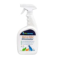 Pet Stain And Odor Remover - Powerful Enzymatic Urine Eliminator for Cats - Dogs I 32 OZ