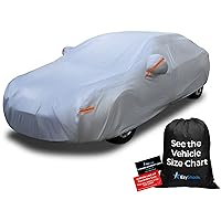 EzyShade 10-Layer Car Cover Waterproof All Weather. See Vehicle Size-Chart for Accurate Fit. Outdoor Full Exterior Covers for Automobiles Sedan Hatch SUV Rain Sun Protection. Size A5 (See Size Chart)