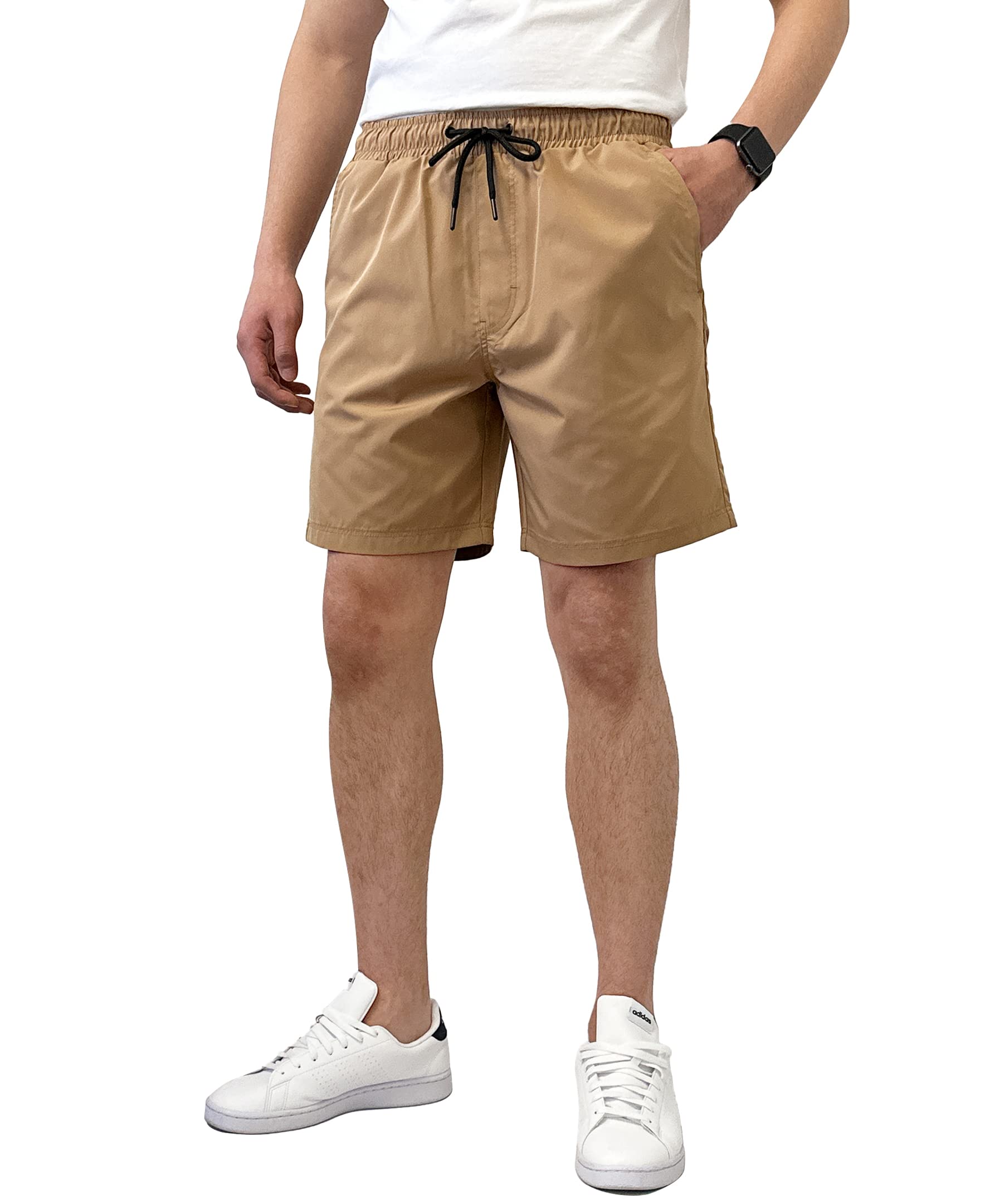 Southpole Men's Quick-Dry Water Resistant Nylon Shorts Inseam 7