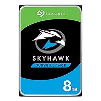 SEAGATE Skyhawk 8TB Surveillance Hard SATA 6Gb/s 256MB Cache 3.5-Inch Internal Drive-Frustration Free Packaging (ST8000VX0022)
