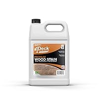 #1 Deck Premium Semi-Transparent Wood Stain for Decks, Fences, & Siding - 1 Gallon (Light Walnut)