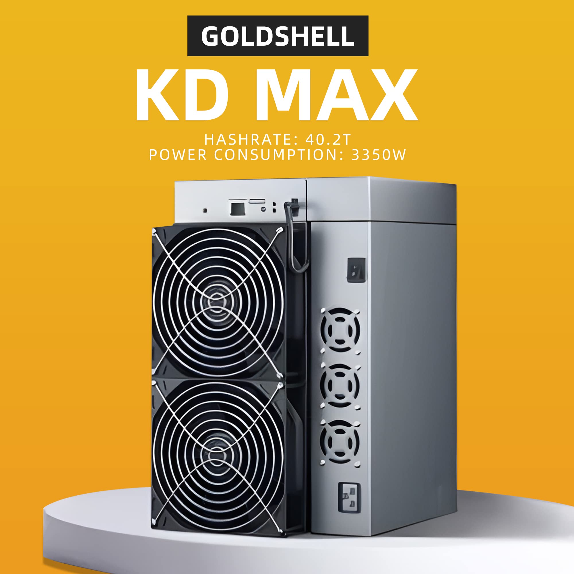 Goldshell KD MAX 40.2TH/S Kadena Miner KDA Miner 3350W Goldshell Kadena Miner Include PSU Power Supply -New