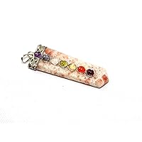 Jet Sunstone Flat Chakra Pendant 2 inch Approx. Jet International Healing Spiritual Divine India Crystal Therapy Geometry Image is JUST A Reference