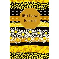 Brown and Yellow Bees, Flowers and Honeycomb Pattern Journal to Capture IBD Symptoms: IBD Journal (6 x 9 inches, 150 pages)
