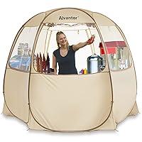 Alvantor Pop Up Canopy for Commercial Activity - Vendor Booth Event Tent - 10x10 - Camping Gazebos - Beige