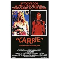 Carrie Sissy Spacek Vintage Horror Movie Poster - 24x36