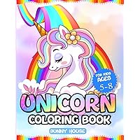 Unicorn Coloring Book: For Kids Ages 5-8 (Magical Activity Book For Kids)