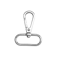 Silvery D Ring Small Flat Buckle Lobster Clasps Swivel Snap Hooks