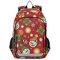 ALAZA Snowmen and Gifts Casual Daypacks Outdoor Backpack