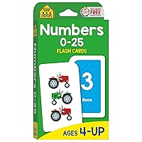 School Zone Numbers Flash Cards: Toddler, Preschool, Kindergarten, Learn Math, Addition, Subtraction, Numerical Order, Counting, Problem Solving, and More