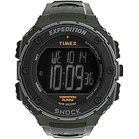 Timex Expedition Shock XL Herren-Armbanduhr mit Vibrationsalarm, 50 mm