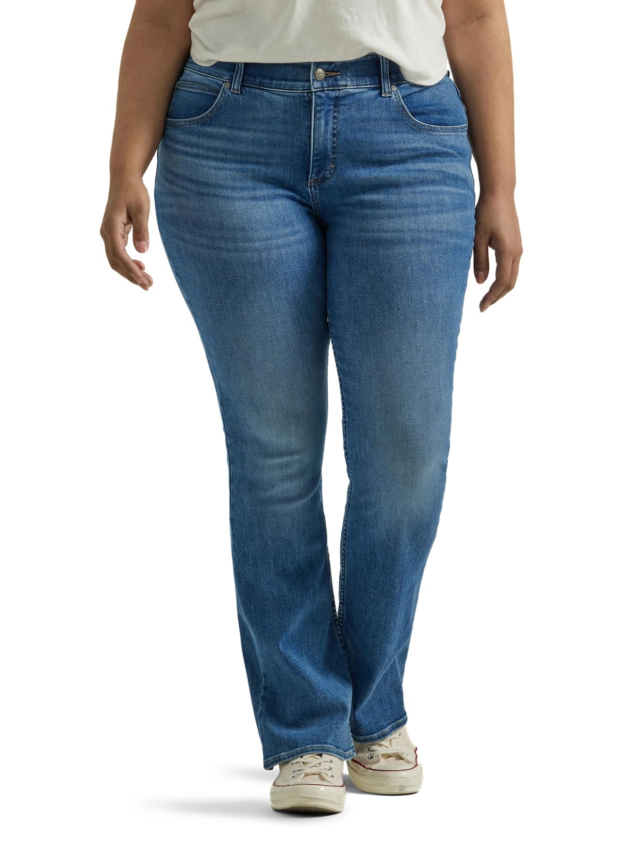 Lee Women's Plus Size Ultra Lux Comfort with Flex Motion Bootcut Jean