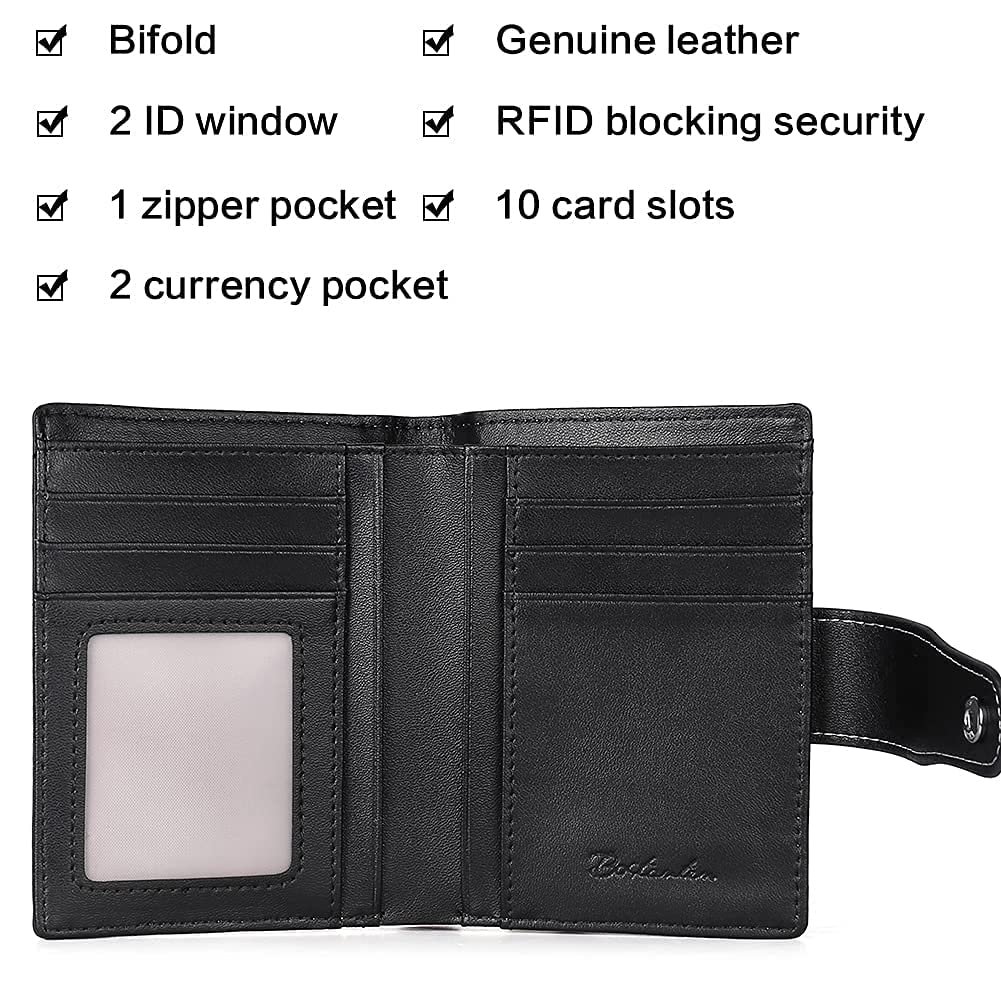 BOSTANTEN Briefcase for Women Leather Laptop Handbag bundle Women Leather Wallet