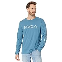 RVCA Men's Big Long Sleeve Crew Neck T-Shirt