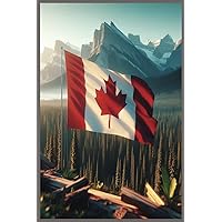 Canada Flag Notebook: 6:9 inches 100 pages (French Edition)