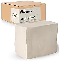 Premium Air Dry Clay, White, 10 lbs, All Natural Modeling Clay. Ideal for Beginners and Advanced Sculptors.