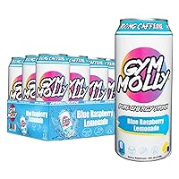 Blue Raspberry Lemonade Energy Drink Cans | Zero Sugar | Hydro Creatine | Vegan BCAAs | B Vitamins | 16 fl oz (Pack of 12)