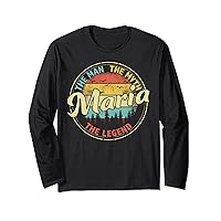 Maria Man Myth Legend Men Personalized Name Long Sleeve T-Shirt