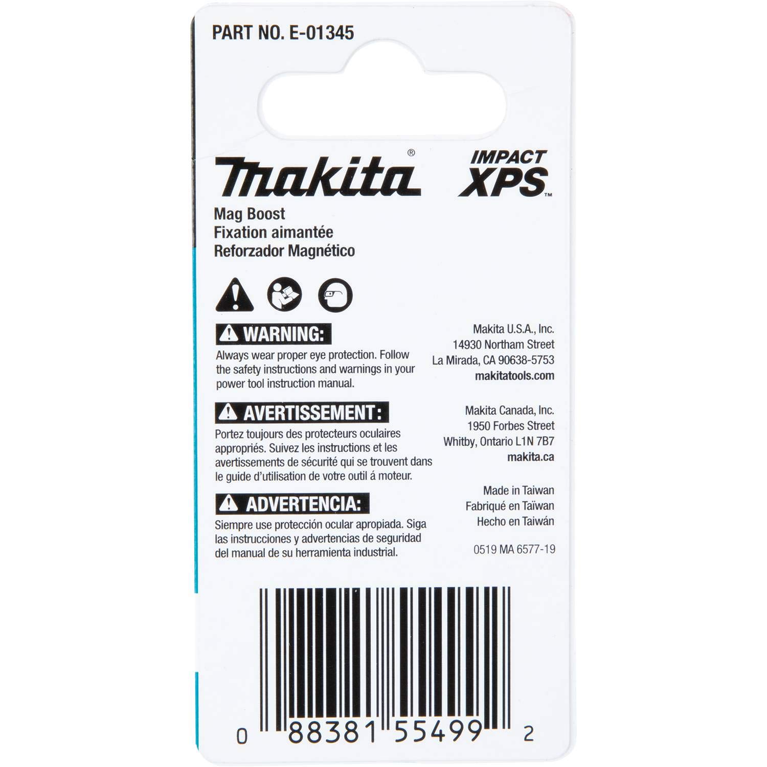Makita E-01345 Impact XPS™ Mag Boost