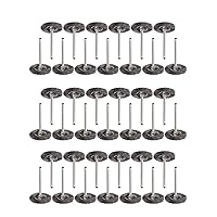 50Pcs 25mm Stainless Steel Wire Wheel Brush Sets T-Type with 1/8 Inch Shank Polishing Wheels Rotary Tool for Cleaning,Deburring and Surface-Finishing