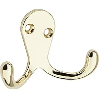 Franklin Brass Coat and Hat Hook Wall Hooks Single Pack, Satin