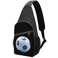 Football Sling Bag Crossbody Backpack Travel Chest Bag Hiking Daypack