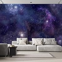 wall26 - Deep Space Wide Background Website Header - Removable Wall Mural | Self-Adhesive Large Wallpaper - 100x144 inches