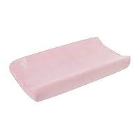 NoJo Tropical Flamingo Pink Plush Coral Fleece Changing Pad Cover with Applique