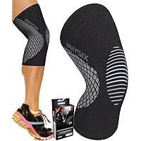 Physix Gear Sport Knee Support Brace - Best No-Slip Knee Braces for Knee Pain Women & Men, Compression Knee Sleeves for Running Workout Walking Hiking Sports Arthritis ACL Torn Meniscus