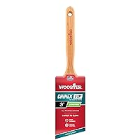 Wooster Paintbrush 4410-3 Chinex FTP Angle Sash Paintbrush, 3 Inch , White
